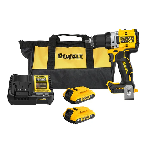 Kit Taladro Atornillador XR 1/2 20v Dewalt DCD801D2-B2