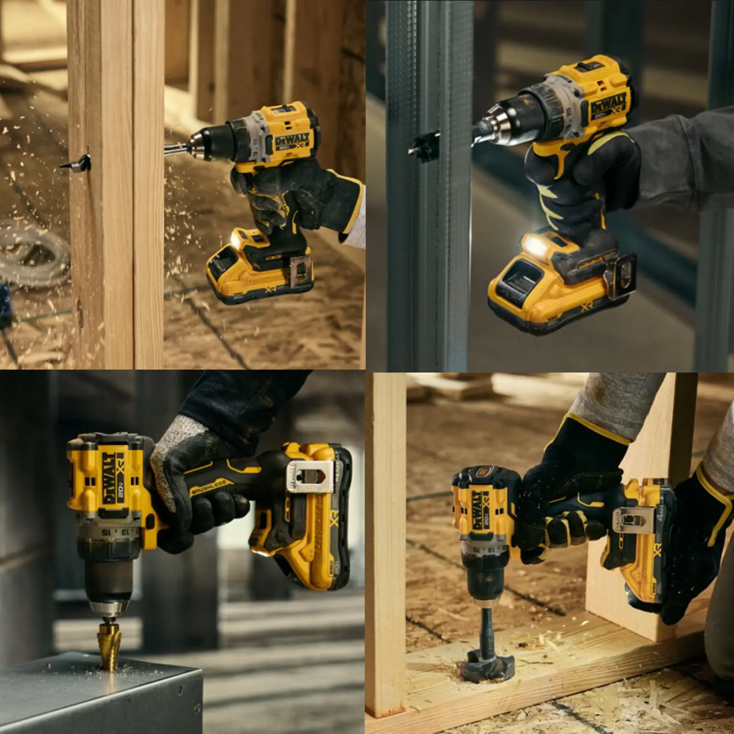 Kit Taladro Atornillador XR 1/2 20v Dewalt DCD801D2-B2 6