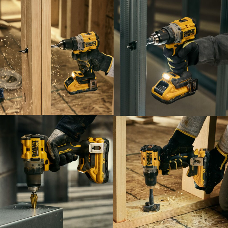 Kit Taladro Atornillador XR 1/2 20v Dewalt DCD801D2-B2 6