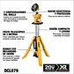 Foco Led Tripode Inalambrico Dewalt 20v DCL079B - Miniatura 4