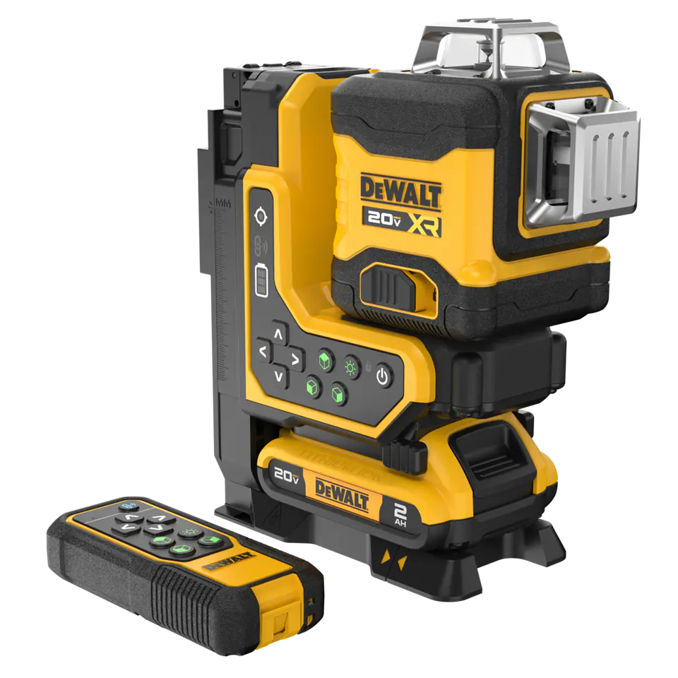 Kit Nivel Láser a control remoto 3 líneas 360° XR 20V DCLE34035D1 2