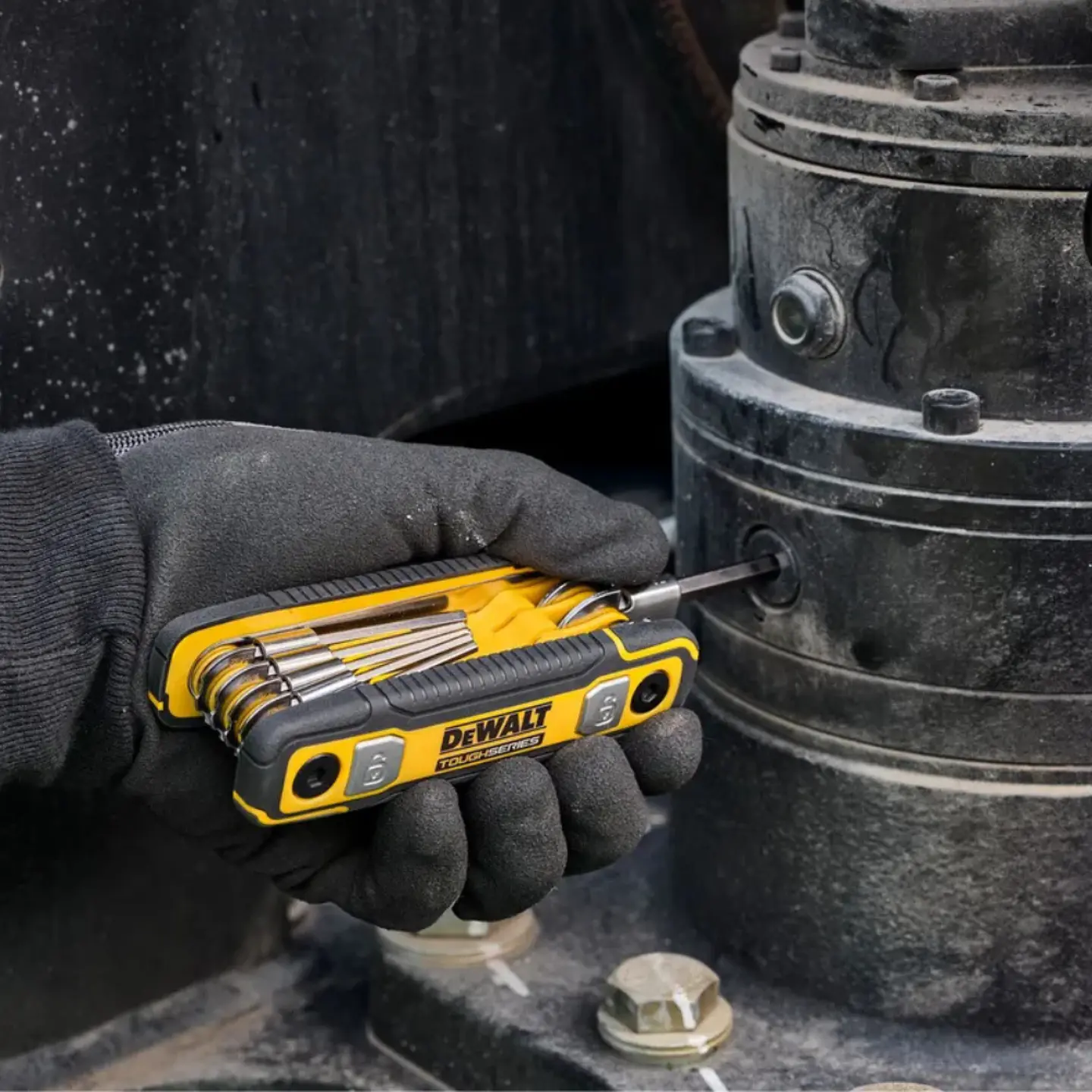 Llave Hexagonal Plegable Allen TougsSeries DeWalt DWHT70266 4