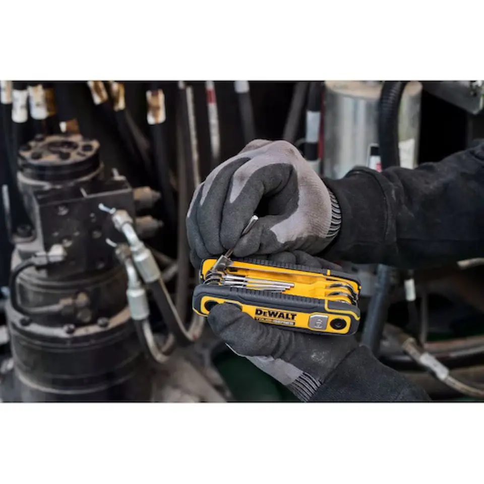 Llave Hexagonal Melimétricas Plegable ToughSeries DWHT70267 5