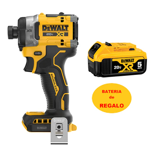 Atornillador De Impacto 20v Xr + Regalo Batería 5,0 Ah Dewalt