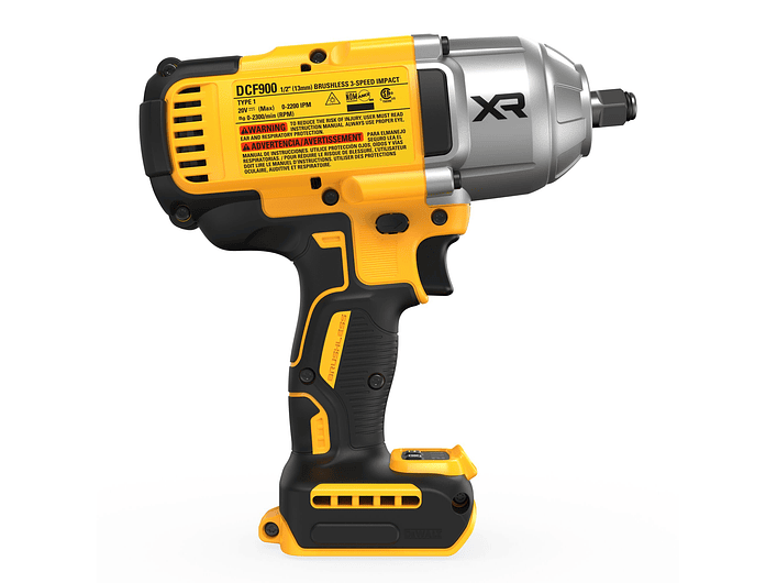 Llave De Impacto Inalámbrica 20v, 1/2 Dewalt DCF900B-B3 4