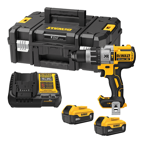 Kit Taladro Percutor 1/2'' 20v Xr Dewalt DCD996P2T-B2