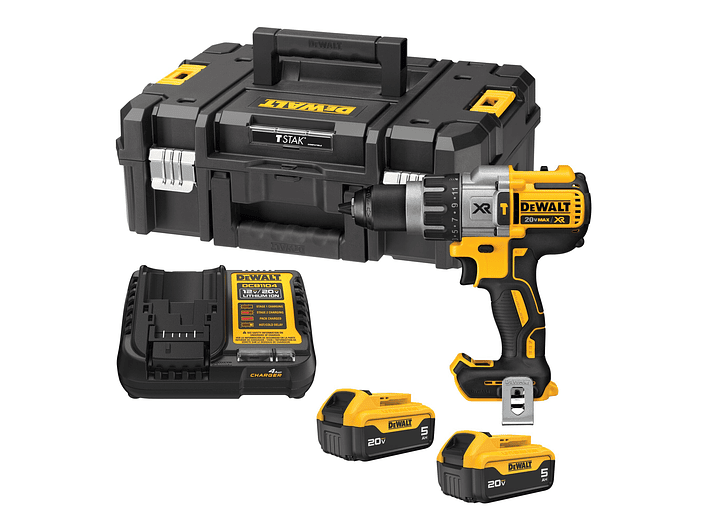 Kit Taladro Percutor 1/2'' 20v Xr Dewalt DCD996P2T-B2 1