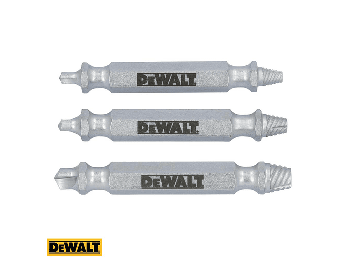 Extractores De Tornillos 3 Pzas MAXFIT ULTRA Dewalt DWAFEXTRACT3 4