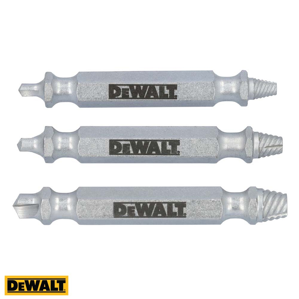 Extractores De Tornillos 3 Pzas MAXFIT ULTRA Dewalt DWAFEXTRACT3 4