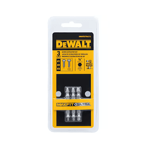 Extractores De Tornillos 3 Pzas MAXFIT ULTRA Dewalt DWAFEXTRACT3