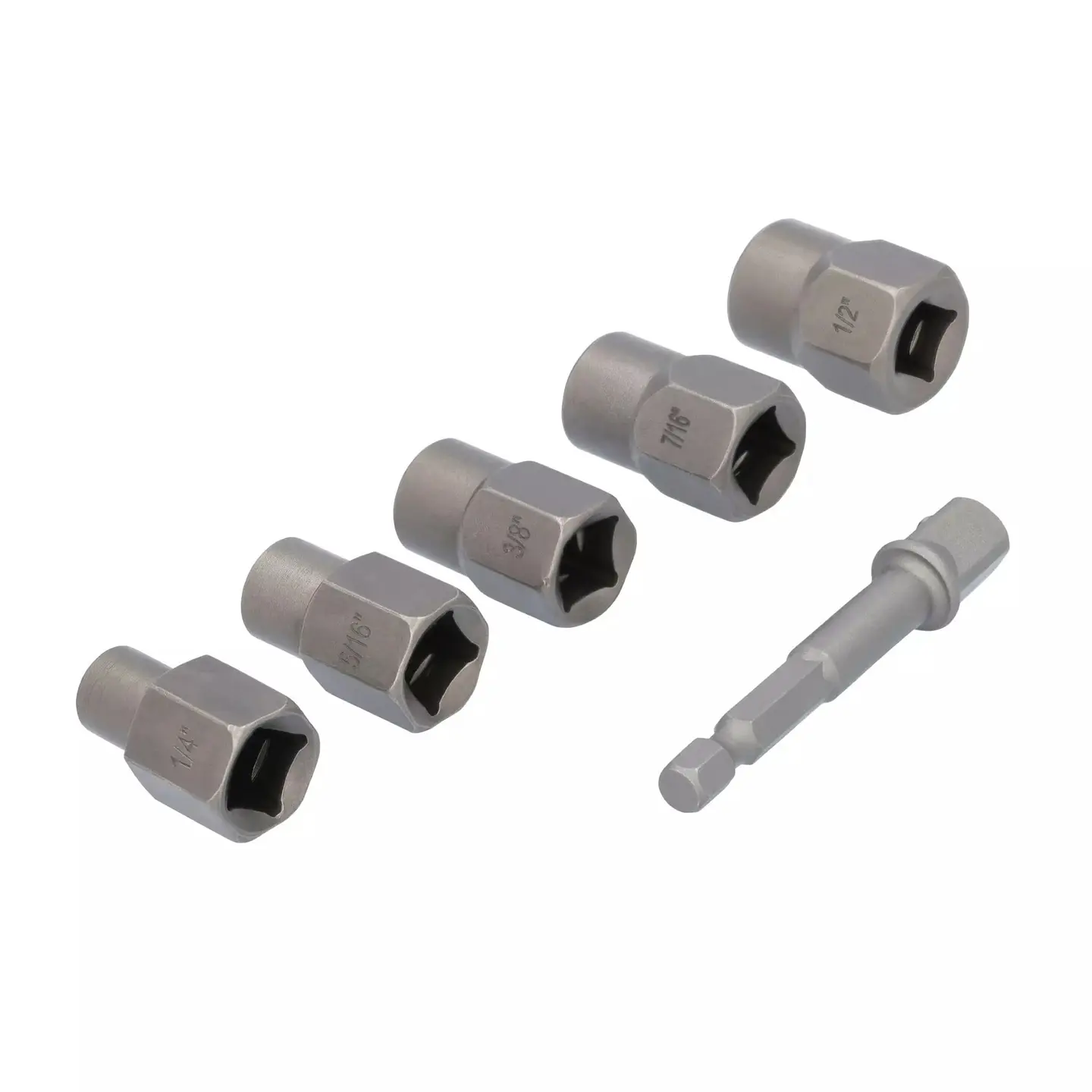 Set 5 Dados extractores Maxfit + Adaptador 1/4 Dewalt Dwafbextract5 2