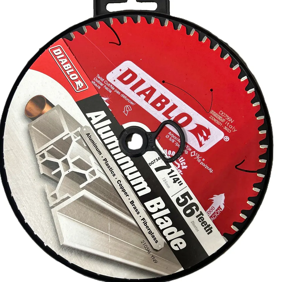 Disco Sierra Circular 7 ¼ 56D Aluminum Diablo D0756N 3