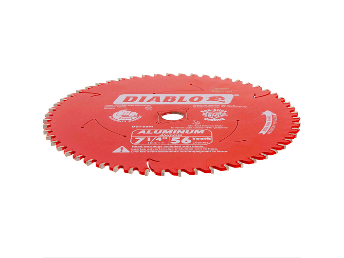 Disco Sierra Circular 7 ¼ 56D Aluminum Diablo D0756N 2