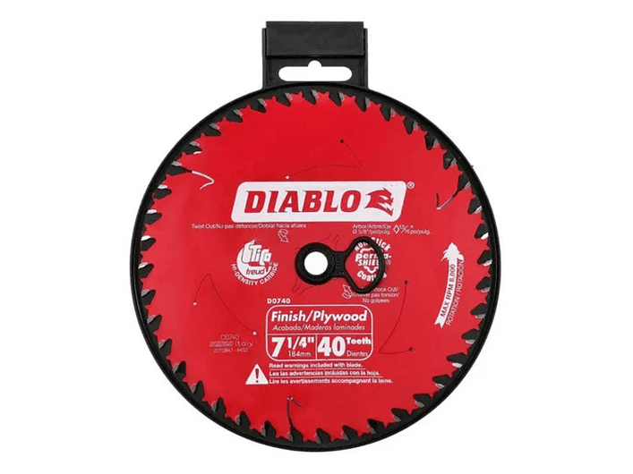 Disco Sierra Circular 7 ¼ 40Dientes Madera Diablo D0740 2
