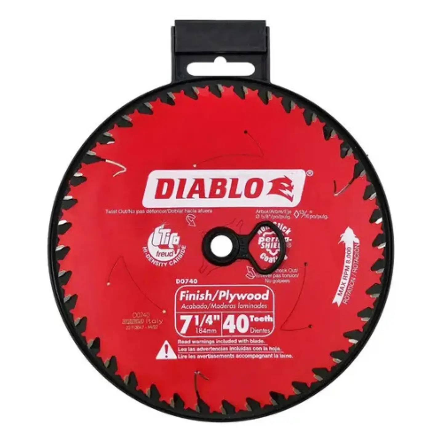 Disco Sierra Circular 7 ¼ 40Dientes Madera Diablo D0740 2