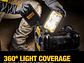 Luz de Led ToughSystem 360° Ajustable Dewalt DWST08062 - Miniatura 6