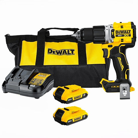 Kit Taladro Percutor 1/2 20v Dewalt DCD806D2-B2