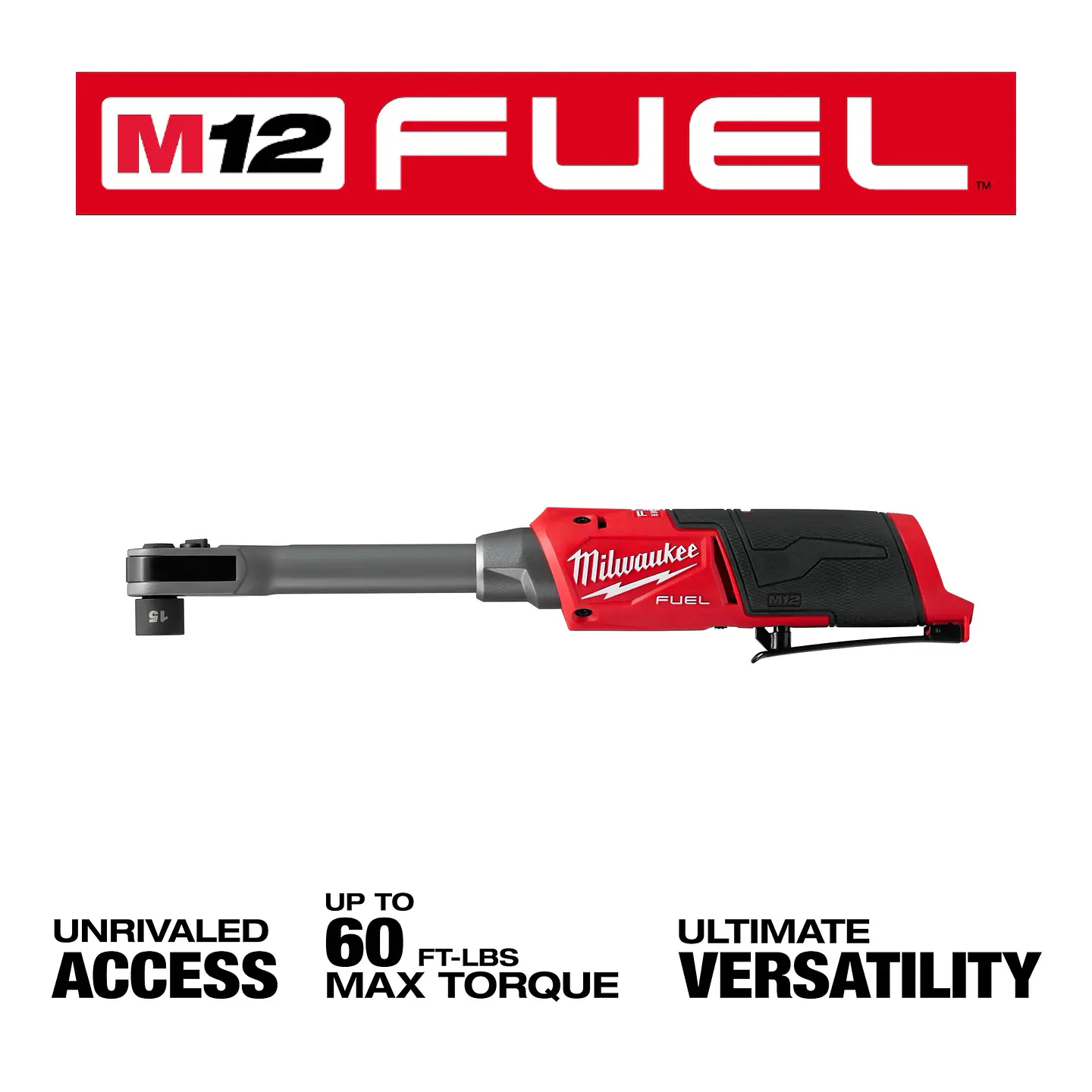 Kit Llave Chicharra Extendida M12 Milwaukee 3050-21  4