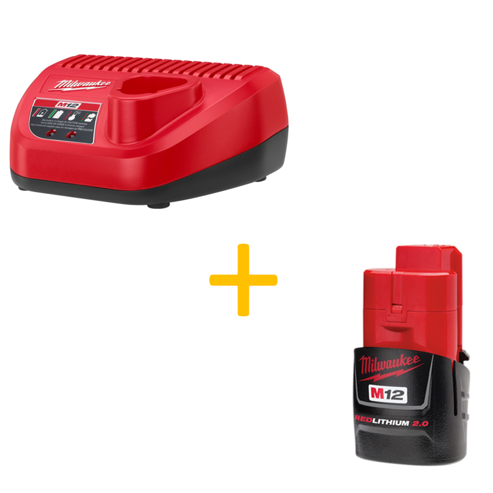 Kit Llave Chicharra Extendida M12 Milwaukee 3050-21  6