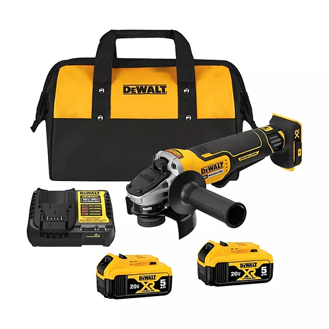 Kit Esmeril Angular 4-1/2" XR 20v Dewalt DCG413P2-B2