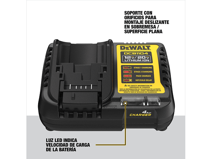 Kit Esmeril Angular 4-1/2 20v + Acces Dewalt DCG408P2-B2 4