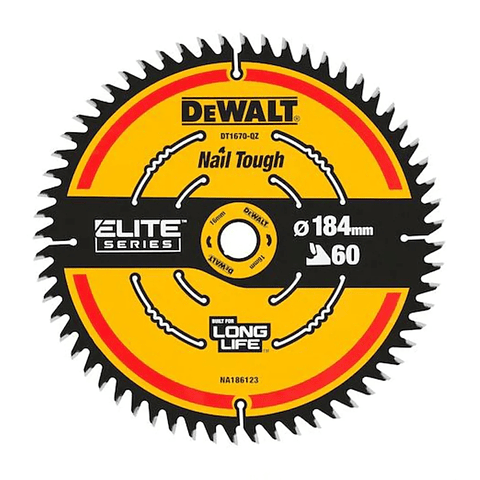 Disco Sierra 7 1/4" 60 Dientes Madera Dewalt DT1670-QZ