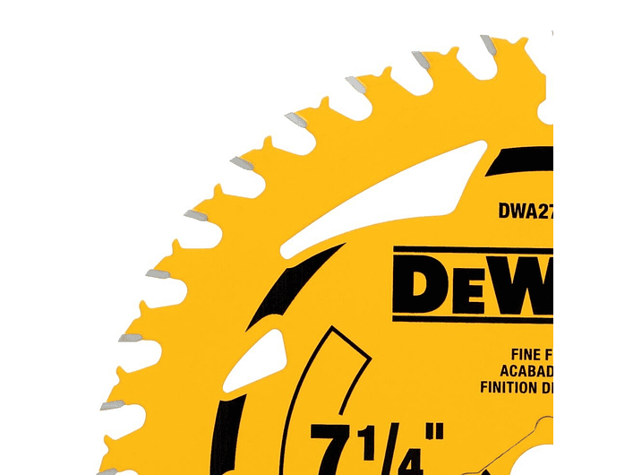 Disco Sierra 7-1/4''x 5/8'' 40 Dientes Dewalt DWA271440 2