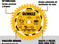 Disco Sierra 7-1/4''x 5/8'' 40 Dientes Dewalt DWA271440 - Miniatura 3