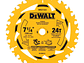 Disco Sierra 7-1/4''x 5/8'' 24 Dientes Dewalt DWA271424 - Miniatura 1