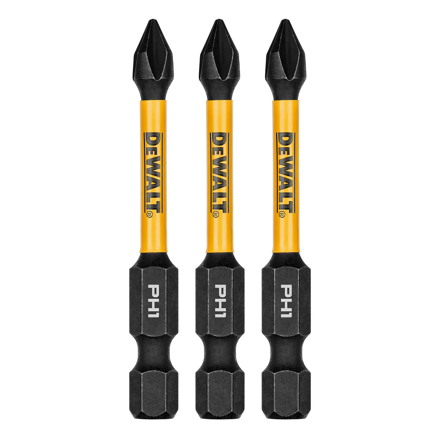 Set 3 Puntas Phillips 2-1/4 PH1 Flextorq Dewalt DWAF2PH1IR3 1