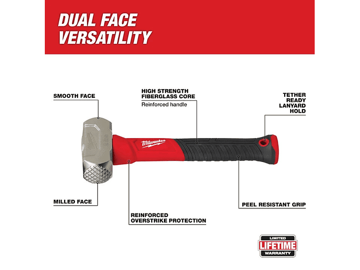 Combo Perforador Manual 2 Libras Milwaukee 48-22-9311 5