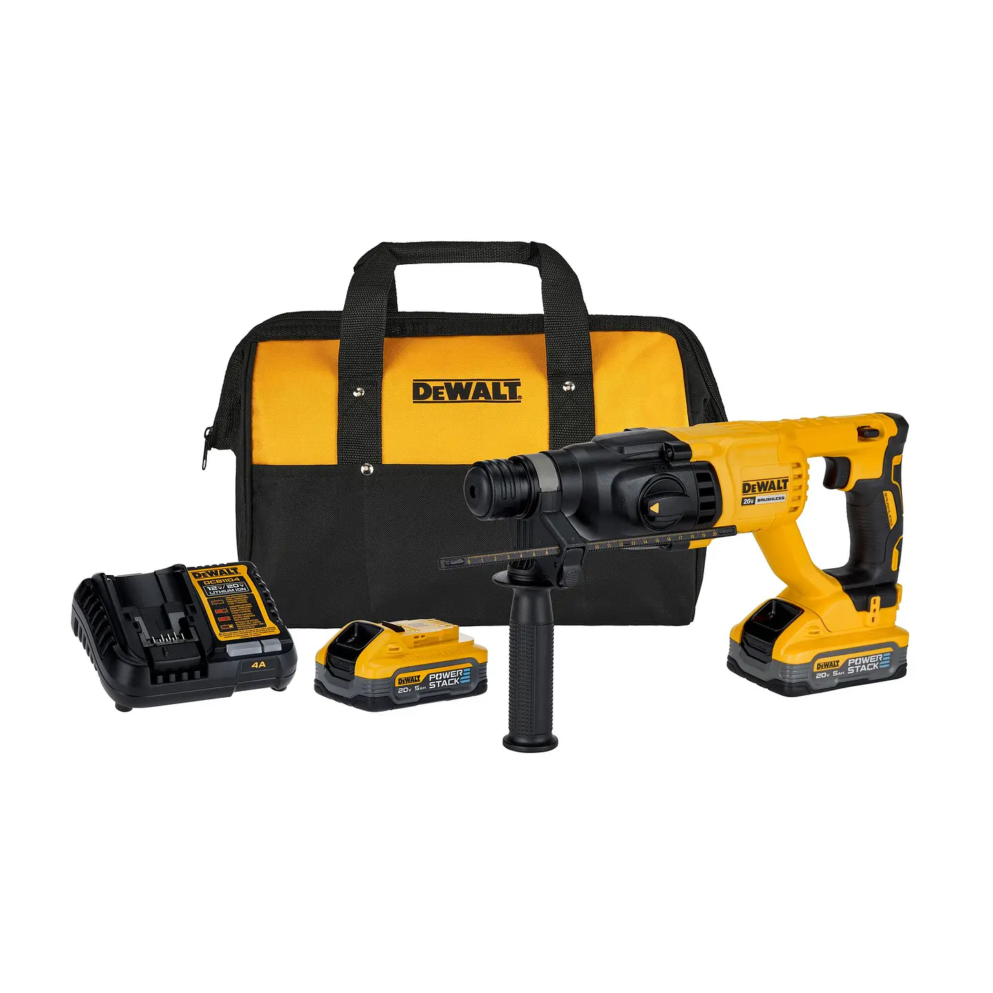 Kit Rotomartillo SDS Plus 1” 20V Dewalt DCH133H2-B2  1