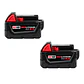 Kit 2 Baterias 5AH + Cargador M18 Milwaukee 48-59-1852B - Miniatura 3