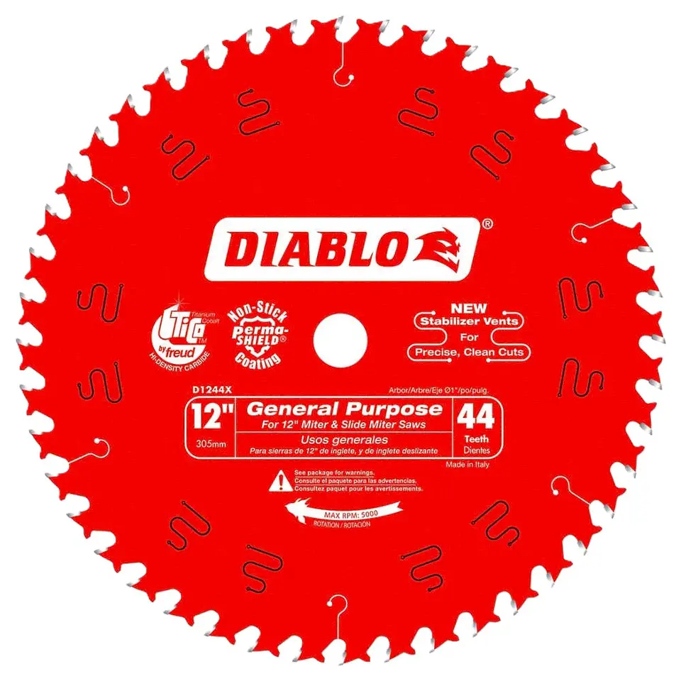 Disco Sierra Circular 12” 44 Dientes Madera Diablo D1244X 1