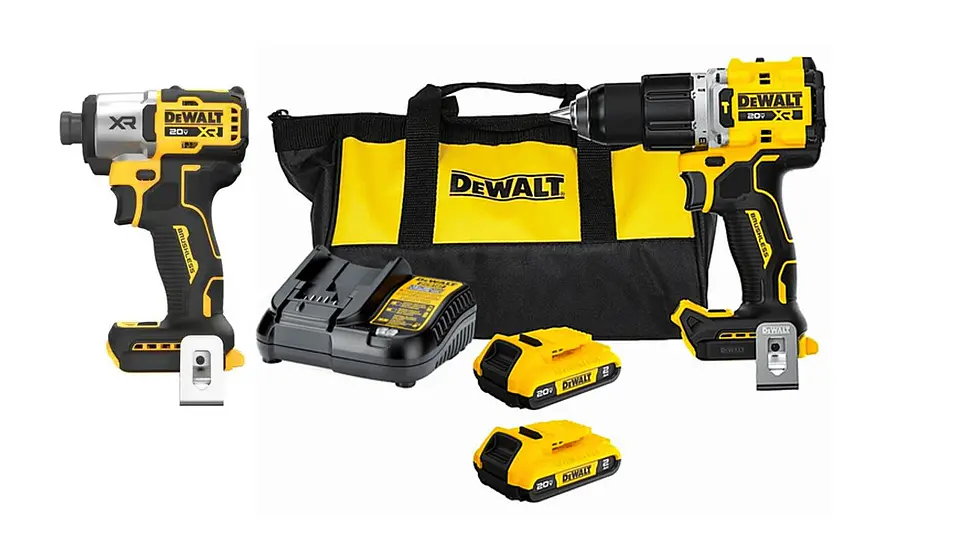Kit DEWALT Taladro Percutor + Atornillador de Impacto 20V XR 1
