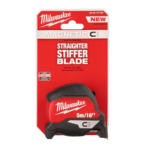 Huincha métrica magnética 5m/16 Milwaukee 48-22-1017M