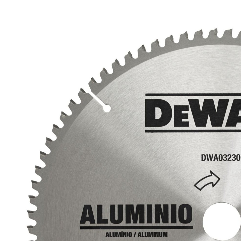 Disco Sierra 12” 80 Dientes Aluminio Dewalt DWA03230 3
