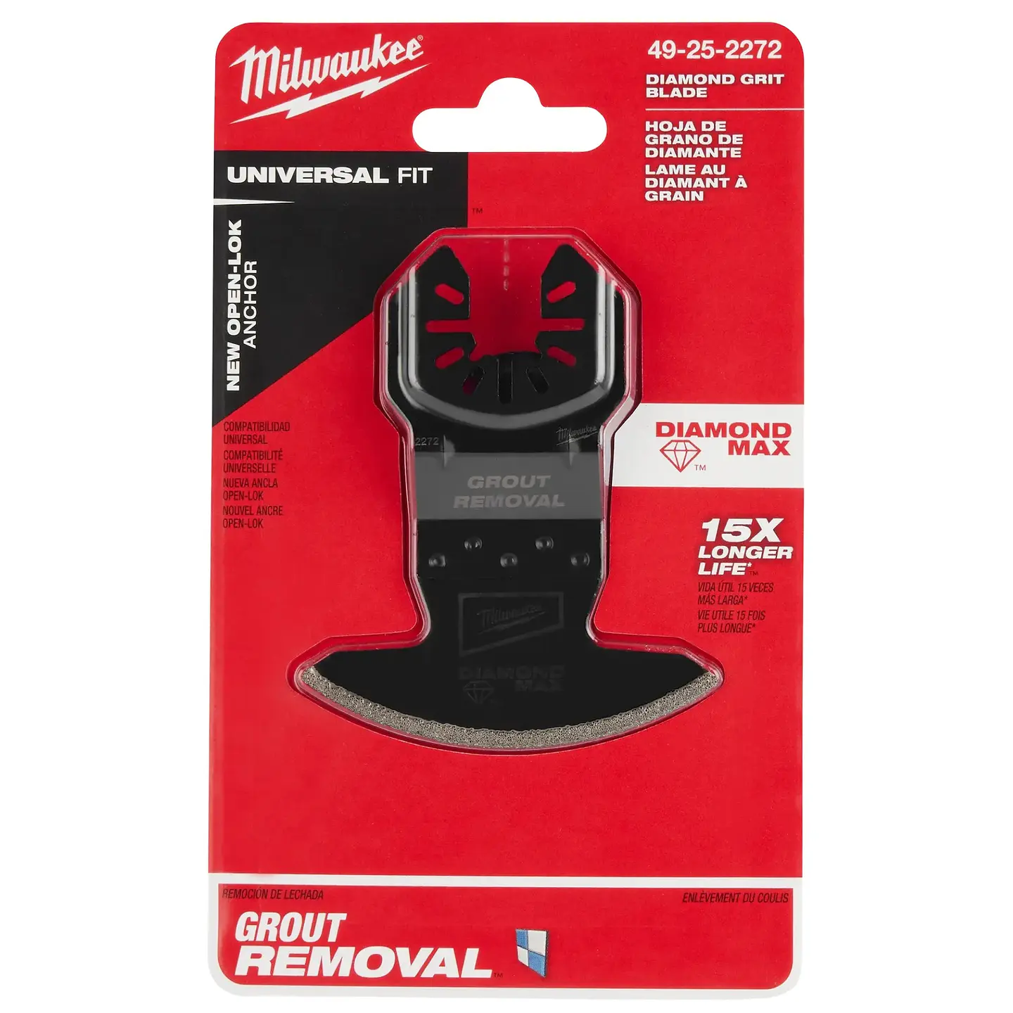 Hoja Oscilante para Remover Fragüe OPEN-LOK Milwaukee 4