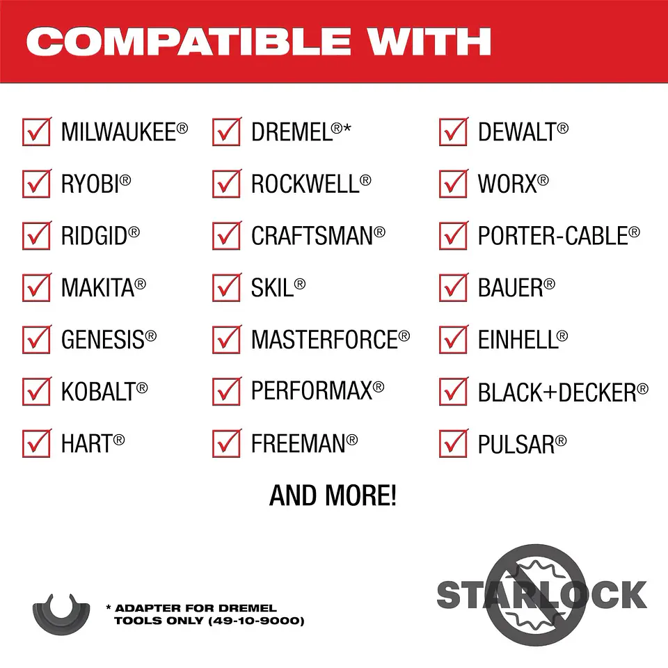 Hoja Oscilante para Remover Fragüe OPEN-LOK Milwaukee 5