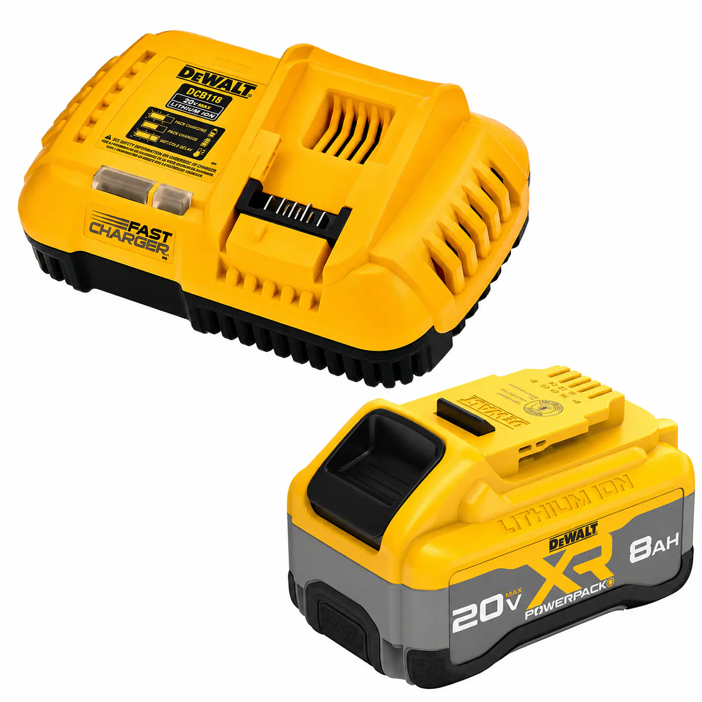 Kit DEWALT Batería POWERSTACK 20V + Cargador Rápido 1