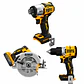 Kit DEWALT Taladro percutor + Impacto + Sierra Circular 20V XR - Miniatura 2
