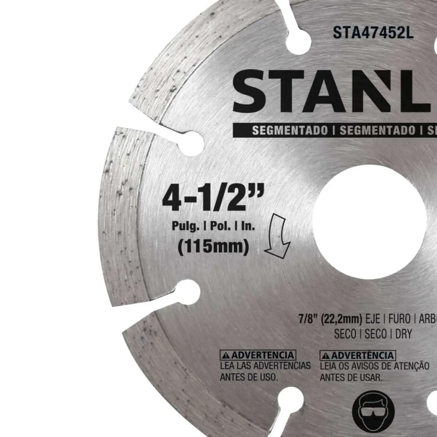 Disco Diamantado Segmentado 4,5 eje 5/8-7/8 Stanley STA47452L 3