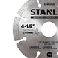 Disco Diamantado Segmentado 4,5 eje 5/8-7/8 Stanley STA47452L - Miniatura 3