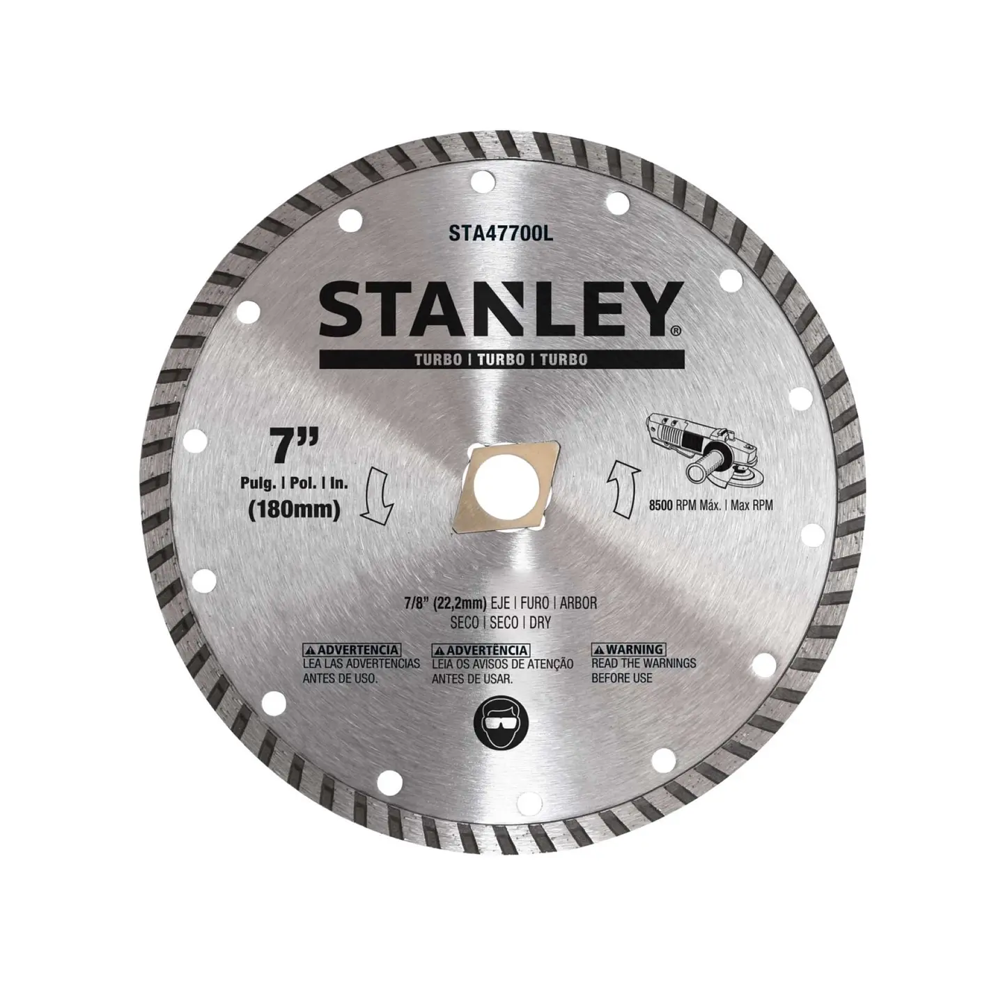 Disco Diamantado Turbo 7 eje 5/8-7/8 Stanley STA47700L 2