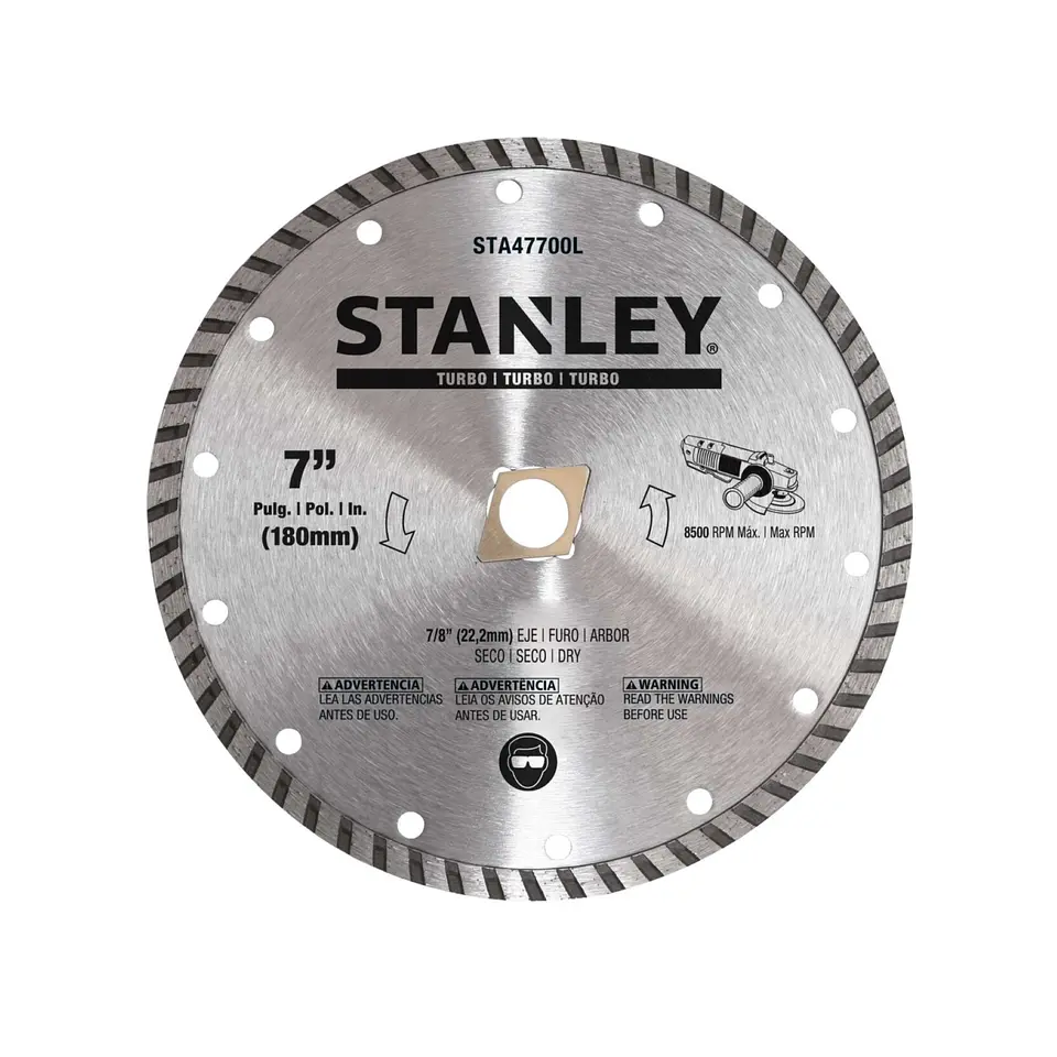 Disco Diamantado Turbo 7 eje 5/8-7/8 Stanley STA47700L 2