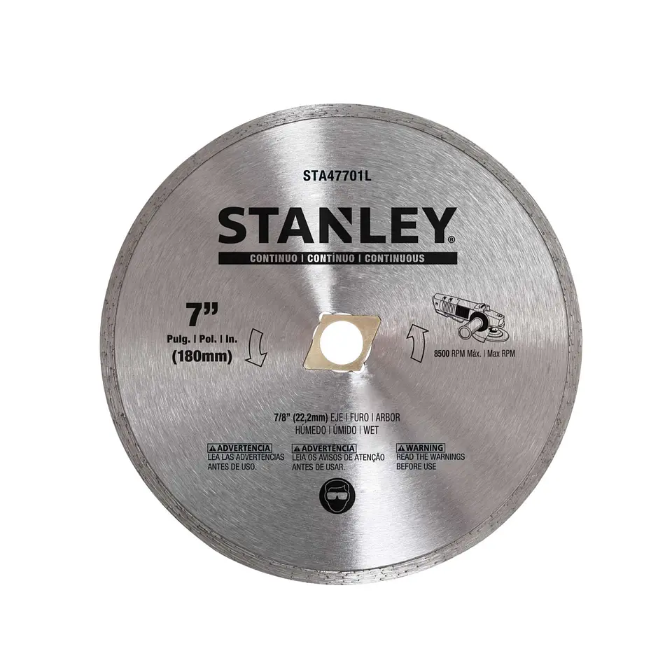 Disco Diamantado Continuo 7 eje 5/8-7/8 Stanley STA47701L 2