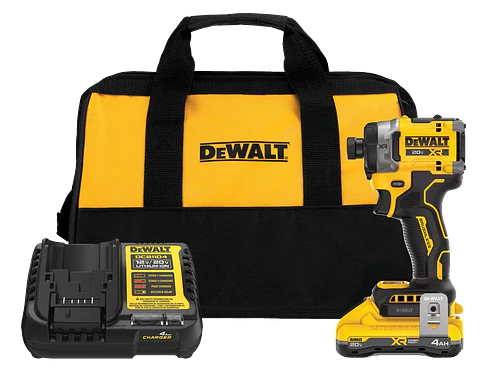 Kit Atornillador Impacto XR 20V + Batería DEWALT DCF860QQ1