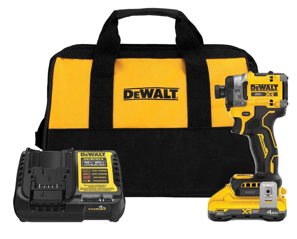 Kit Atornillador Impacto XR 20V + Batería DEWALT DCF860QQ1 1