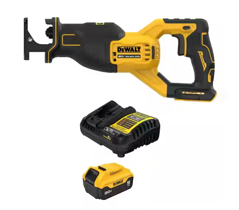 Kit Sierra Reciprocante XR 20V + Batería DEWALT DCS382P1-AH 1