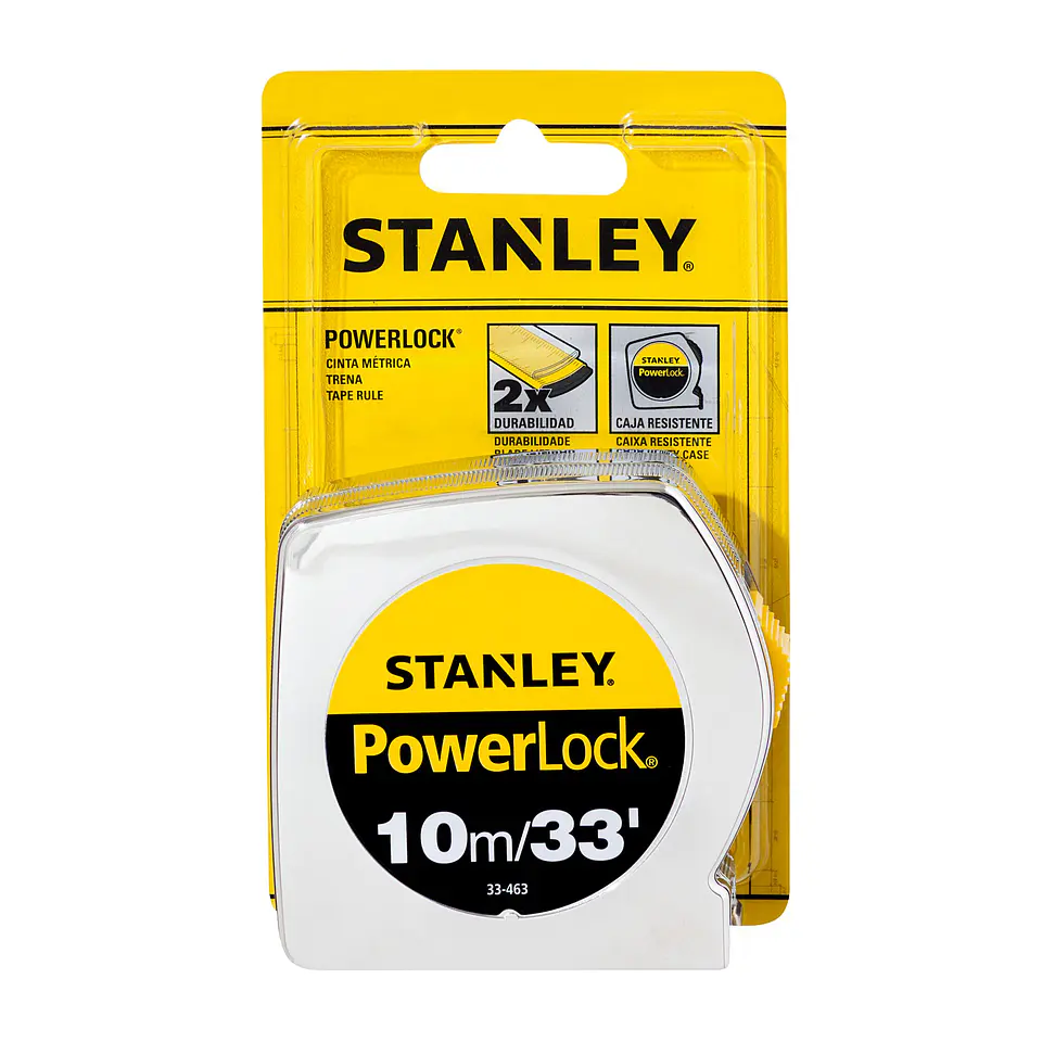 HUINCHA STANLEY 10M/33’ ALTA RESISTENCIA 33-463S 5